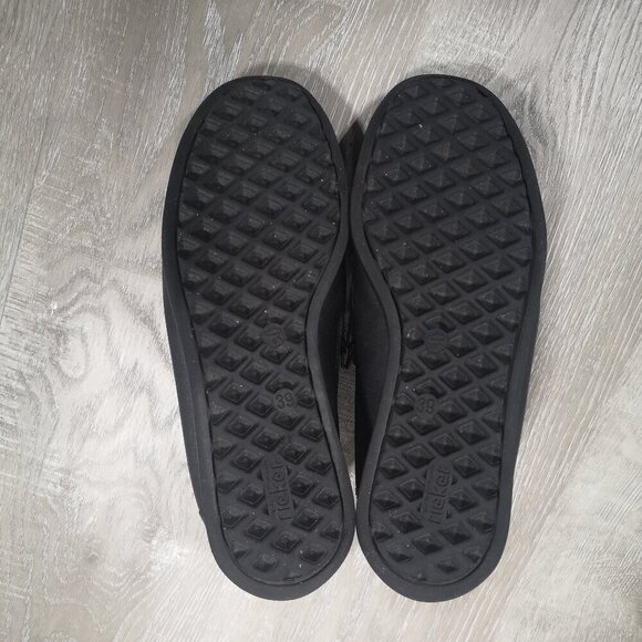 Rieker Anti Stress Ladies Size 39 (8.5 US) Brown & Black Faux Fur Lined Booties - Picture 8 of 12